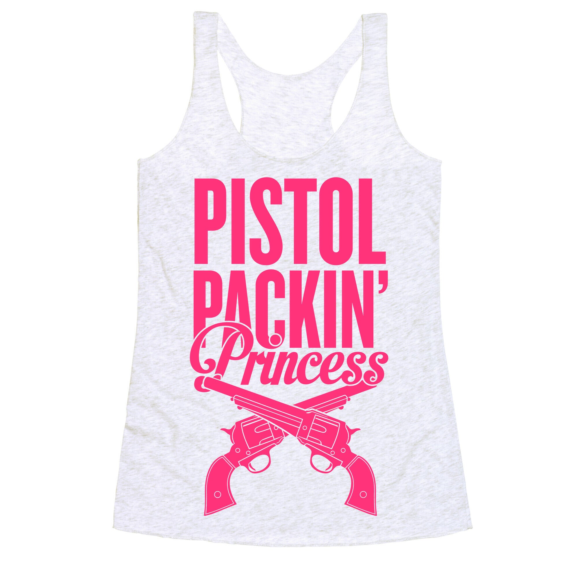 Pistol Packin' Princess Racerback Tank
